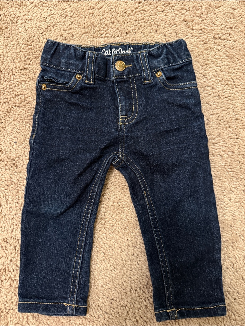 Cat & Jack medium wash baby Skinny Jeans size 12M